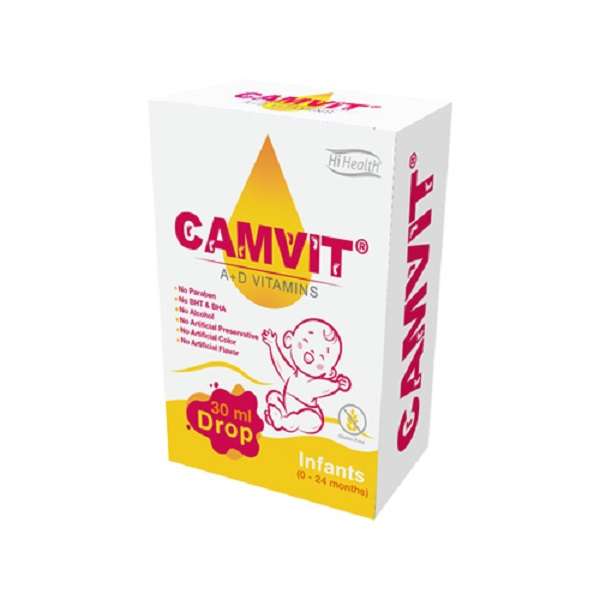 قطره کامویت ویتامین آ و د های هلث- 30 میلی لیتر