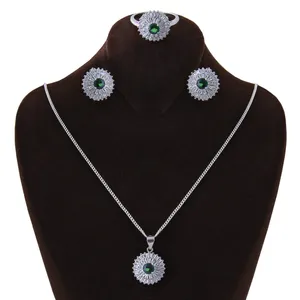    نیم ست نقره زنانه بازرگانی میلادی کد NTR_116 