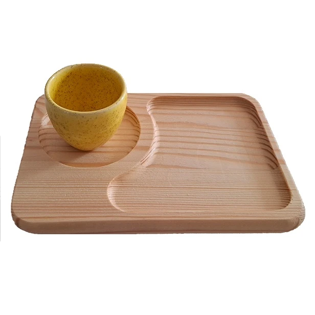 فنجان قهوه مدل سبزینه به همراه سینی سرو