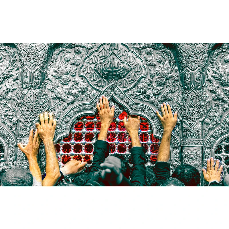 تابلو شاسی مدل کربلا طرح ضریح مطهر سیدالشهدا (ع) کد 28