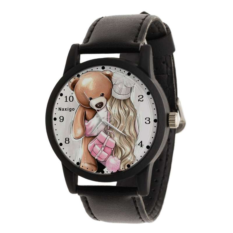 ساعت مچی عقربه ای ناکسیگو مدل دخترانه فانتزی کد LF12325 ساعت مچی عقربه ای ناکسیگو مدل دخترانه فانتزی کد LF12325