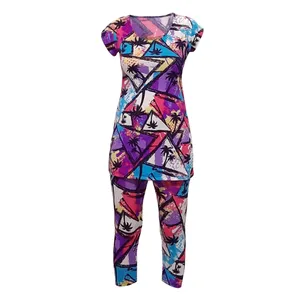 ست تونیک و شلوارک ورزشی زنانه کد nkbf103