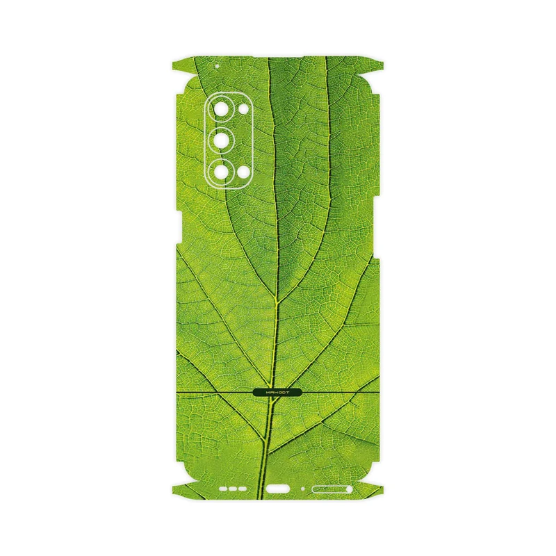 برچسب پوششی ماهوت مدل Leaf_Texture-FullSkin مناسب برای گوشی موبایل اپو Reno4 Pro 5G