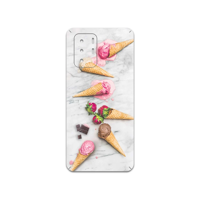 برچسب پوششی ماهوت مدل Funnel-ice-cream مناسب برای گوشی موبایل شیائومی Redmi Note 10 Pro
