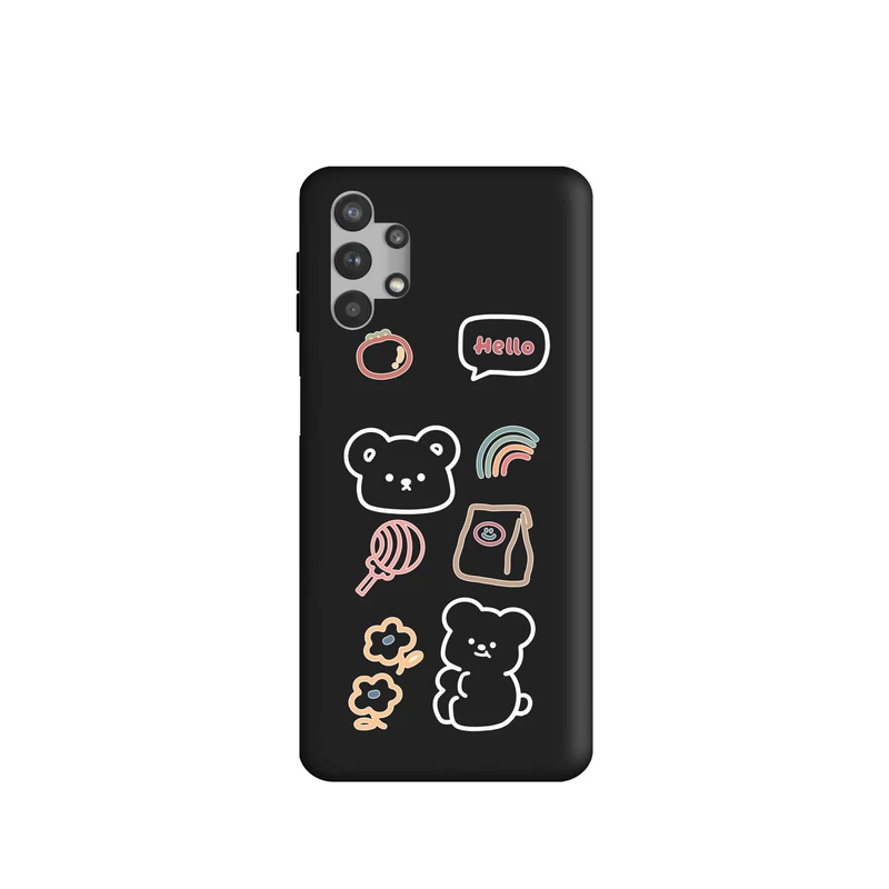 کاور طرح خرس کیوت کد m731 مناسب برای گوشی موبایل سامسونگ Galaxy A32 5G / M32 5G / A13 4G
