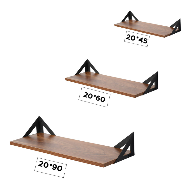 شلف دیواری دینیال مدل SET123 مجموعه 3 عددی شلف دیواری دینیال مدل SET123 مجموعه 3 عددی