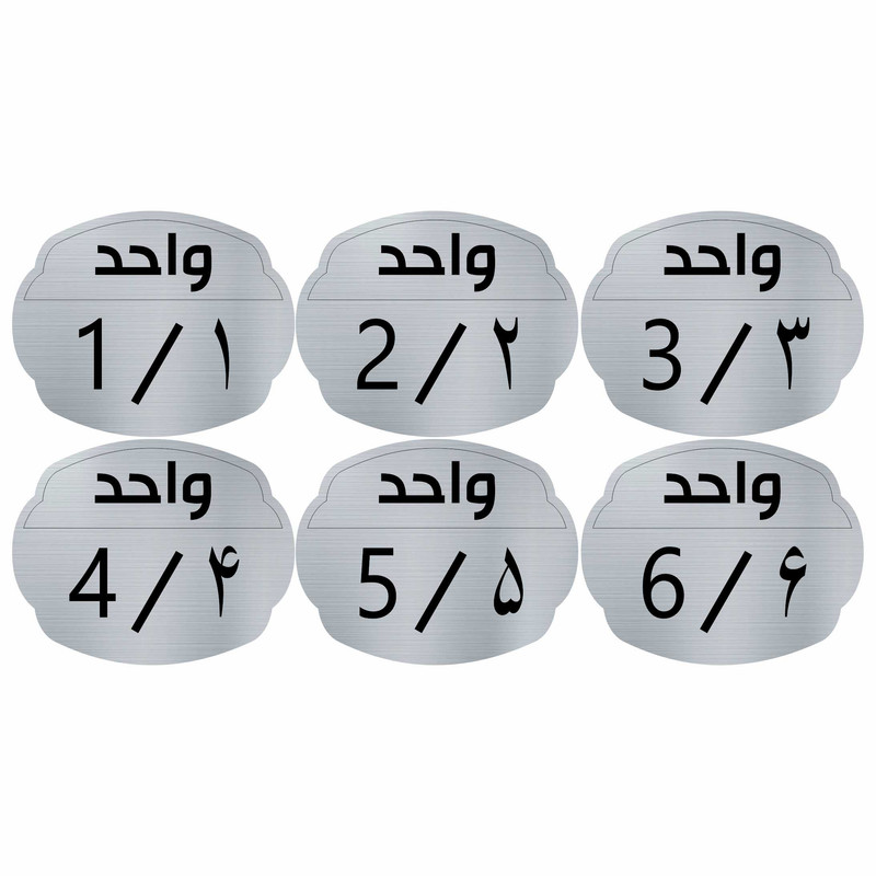 تابلو نشانگر کد 3437 مجموعه 6 عددی