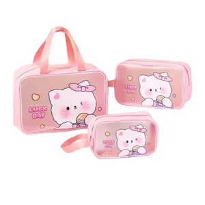 کیف لوازم آرایشی کد 0087 بسته 3 عددی