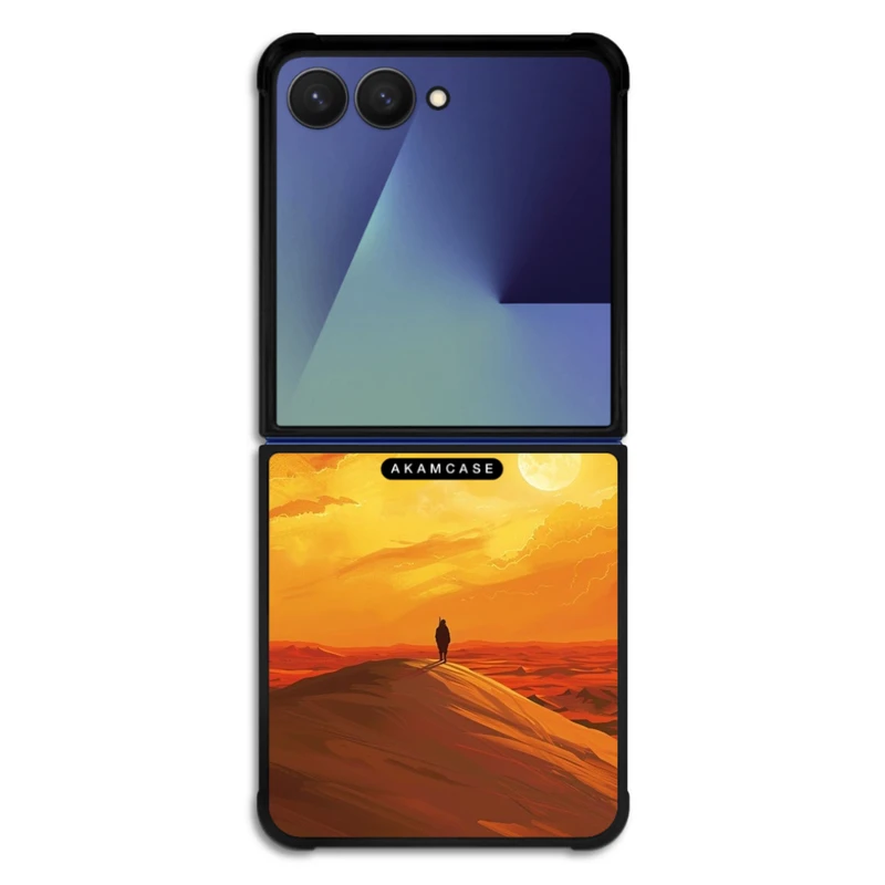 کاور آکام مدل AMC-WSGZFLIP7-DESERT-12 مناسب برای گوشی موبایل سامسونگ Galaxy Z Flip 7