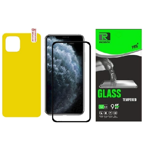 محافظ صفحه نمایش وپشت گوشی روبیکس مدلFL-iP11pro مناسب برای گوشی موبایل اپل iPhone 11 Pro
