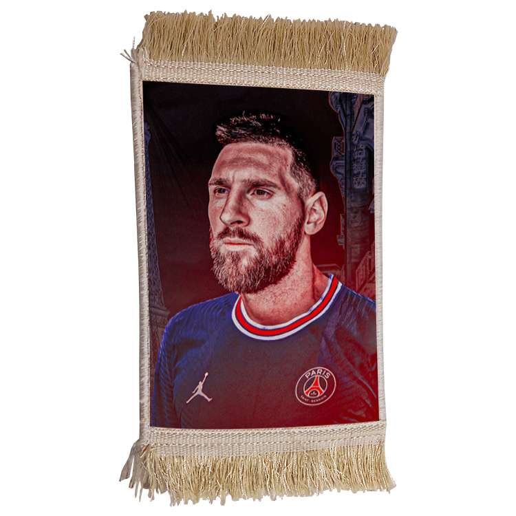 فرش ماشینی دیوارکوب مدل مسی کد 9