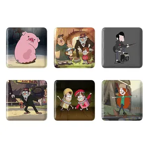 مگنت خندالو طرح انیمیشن آبشار جاذبه Gravity Falls کد 1674A مجموعه 6 عددی