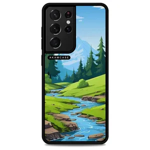 AKAM AMC-WSGS21U-NATURE-19 Cover For Samsung Galaxy S21 Ultra