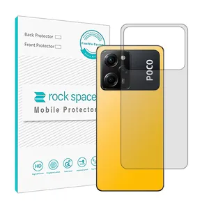 Transparent Rockspace HyGEL phone back protector suitable for Xiaomi Poco X5 Pro mobile phone