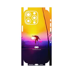 MAHOOT Skateboard-FullSkin Cover Sticker for Apple iPhone 15 Pro Max