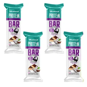 پروتئین بار وایتامیل با طعم نارگیل- 45 گرم بسته 4 عددی