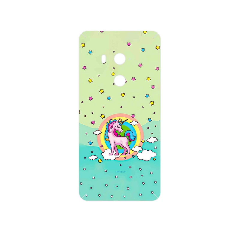 برچسب پوششی ماهوت مدل Rainbow unicorn adventure مناسب برای گوشی موبایل اچ تی سی U11 Eyes