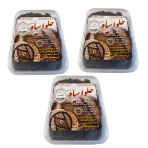 حلوا سیاه کره ای اردبیل دهکده طبیعت - 1500 گرم مجموعه 3 عددی