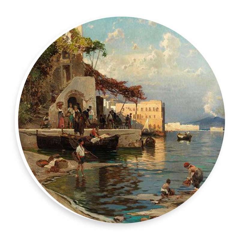 دیوارکوب طرح شهر ساحلی مدل wtb380