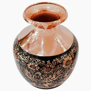 گلدان مسی مدل الماس تراش طرح فریبا کد RA1913