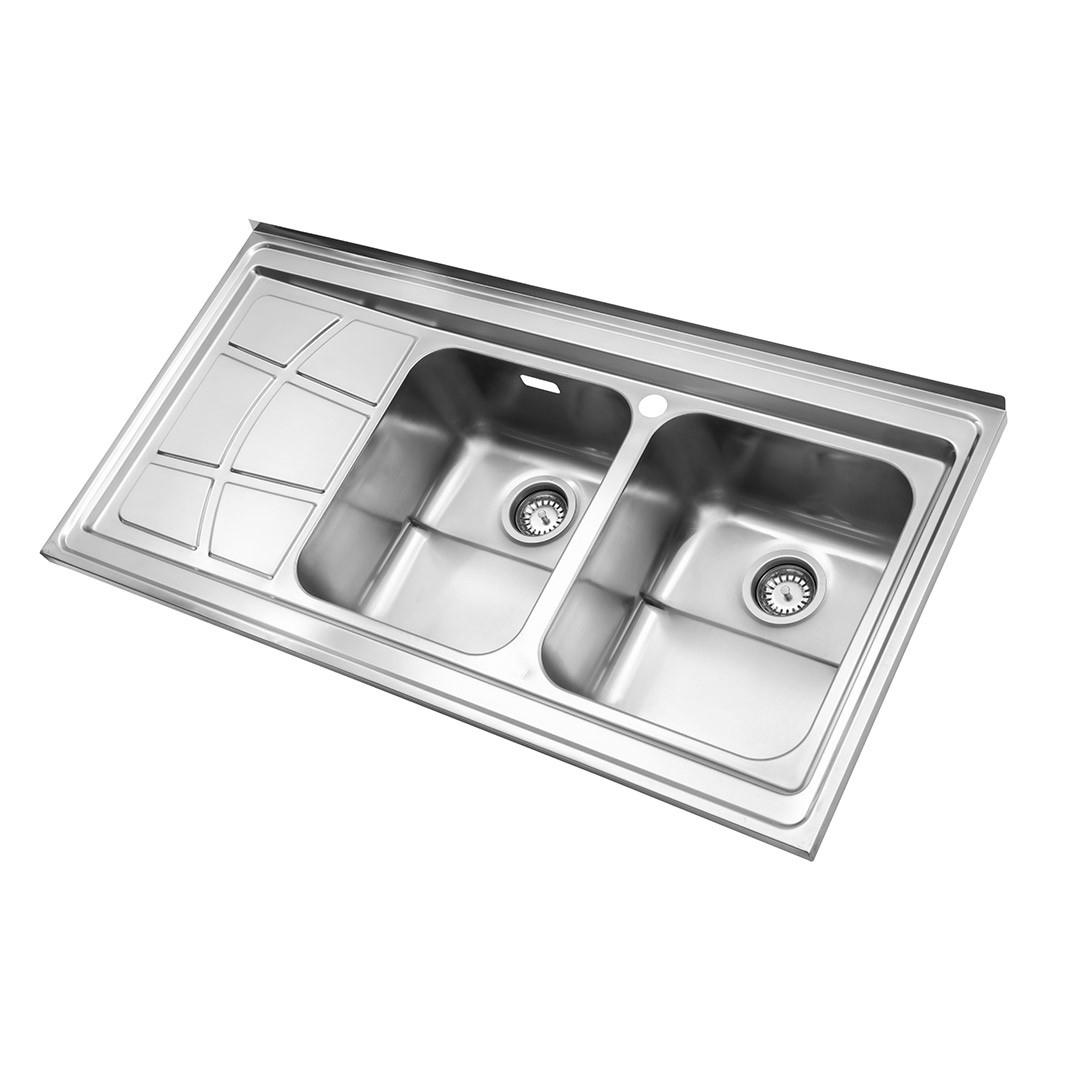 سینک ظرفشویی استیل البرز مدل 762 روکار