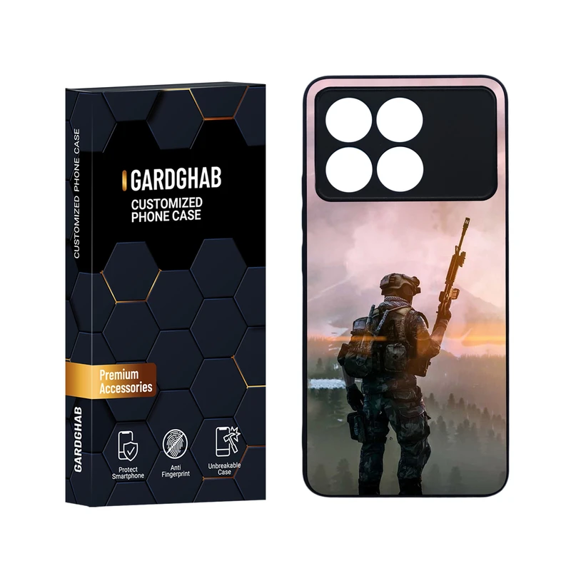 کاور گارد قاب مدل پسرانه مناسب برای گوشی موبایل شیائومی Redmi K70 / K70 Pro / Poco F6 Pro 5G