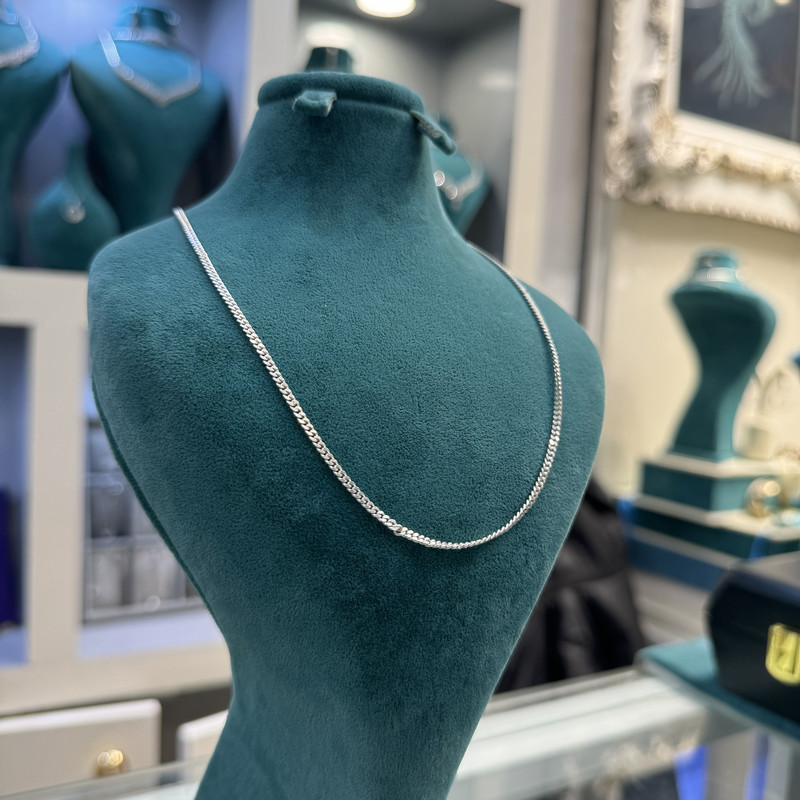 زنجیر نقره مردانه مدل ظریف 943-34