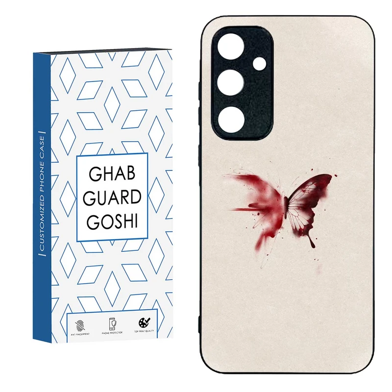 کاور قاب گارد گوشی طرح پروانه کد TPU-297 مناسب برای گوشی موبایل سامسونگ  GALAXY A35  