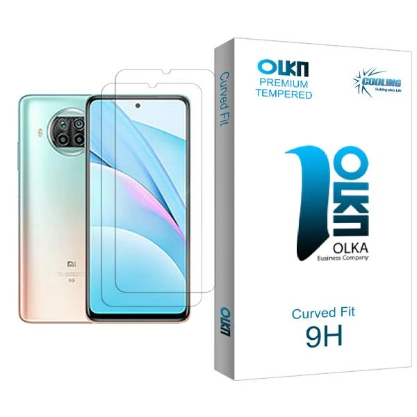 محافظ صفحه نمایش کولینگ مدل Olka Glass MIX002 مناسب برای گوشی موبایل شیائومی Mi 10T Lite 5G بسته دو عددی
