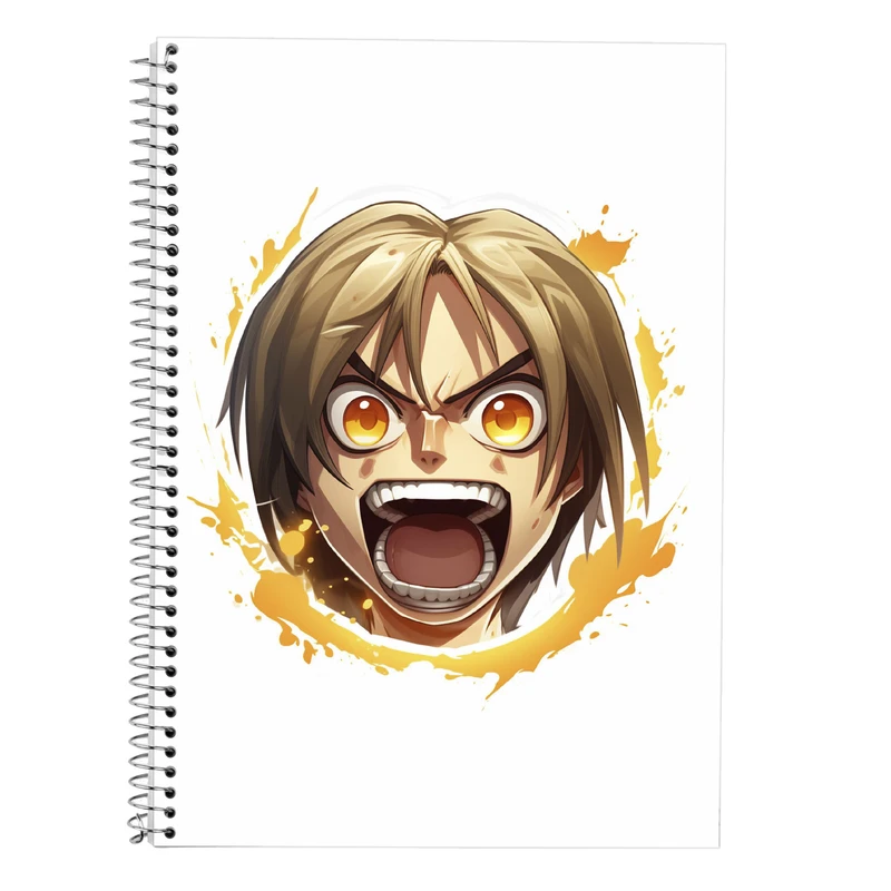 دفتر زبان 50 برگ مدوپد مدل سه خط طرح تایتان Titan کد DF12022