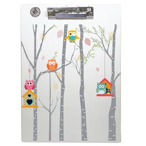 تخته شاسی طه چوب  مدل Color owl01 سایز A4