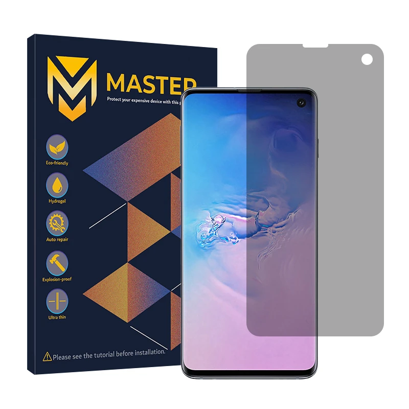 محافظ صفحه نمایش حریم شخصی مستر مدل Resistant مناسب برای گوشی موبایل سامسونگ Galaxy S10