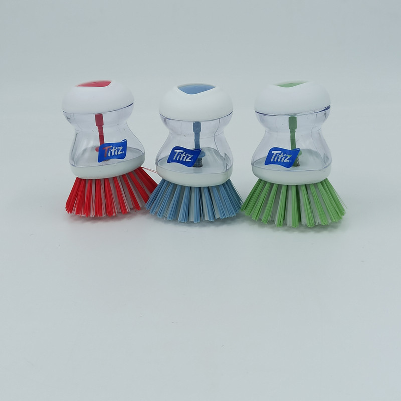 Soap Dispensing Palm Dish Brush TP-110