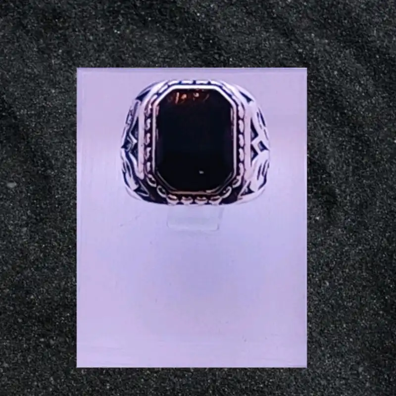 انگشتر مردانه مدل نگین کد AG1413