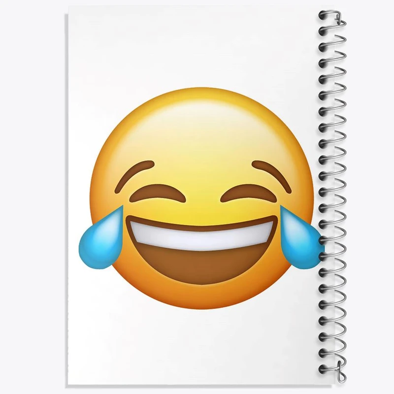 دفتر مشق 100 برگ خندالو طرح ایموجی کد 24657