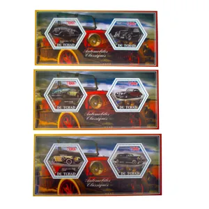 تمبر یادگاری طرح وسایل نقلیه کد car-281 مجموعه 3 عددی