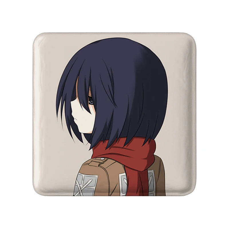 مگنت خندالو طرح میکاسا اکرمن انیمه اتک آن تایتان Attack on Titan مدل مربعی کد 18518