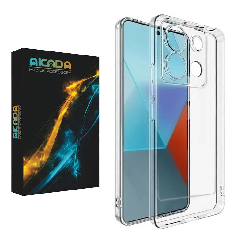 کاور آکادا مدل Transparent مناسب برای گوشی موبایل شیائومی Redmi Note 13 4G