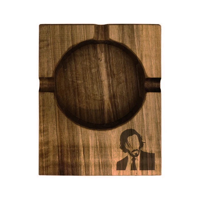 زیرسیگاری چوبی مدل جان ویک کد 121545