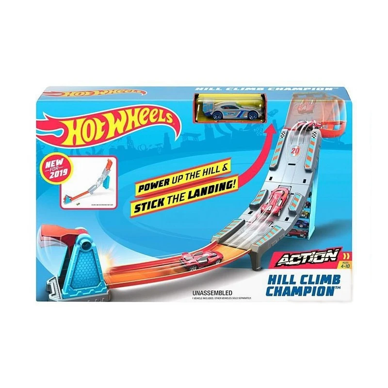 کیت ماشین بازی هات ویلز مدل Hill Climb Champion کد GBF81 / GBF83
