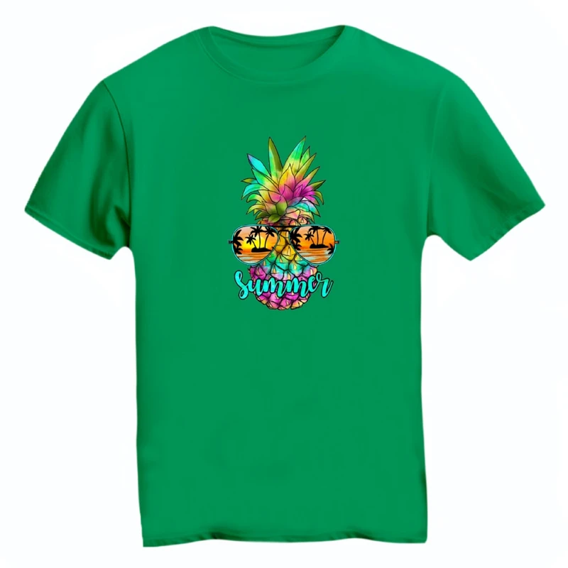 تی شرت آستین کوتاه زنانه مدل آناناس