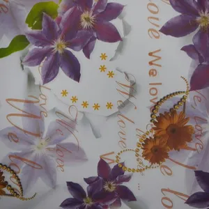 کاغذ کادو مدل گل بسته 5 عددی