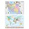 آنباکس پوستر آموزشی مدل نقشه ایران و نقشه جهان و پرچم ها مجموعه 2 عددی در تاریخ ۰۶ دی ۱۴۰۰
