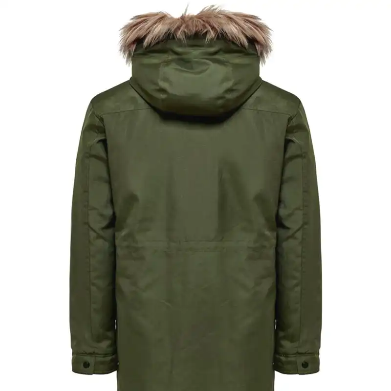 کاپشن مردانه اونلی اند سانز مدل LONG PARKA 002