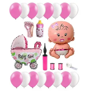 پک بادکنک آرایی پارتی لند تهران مدل دخترانه  کد 4089 مجموعه 24 عددی