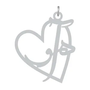 آویز گردنبند نقره کرابو طرح آهو مدل Kn2-1198