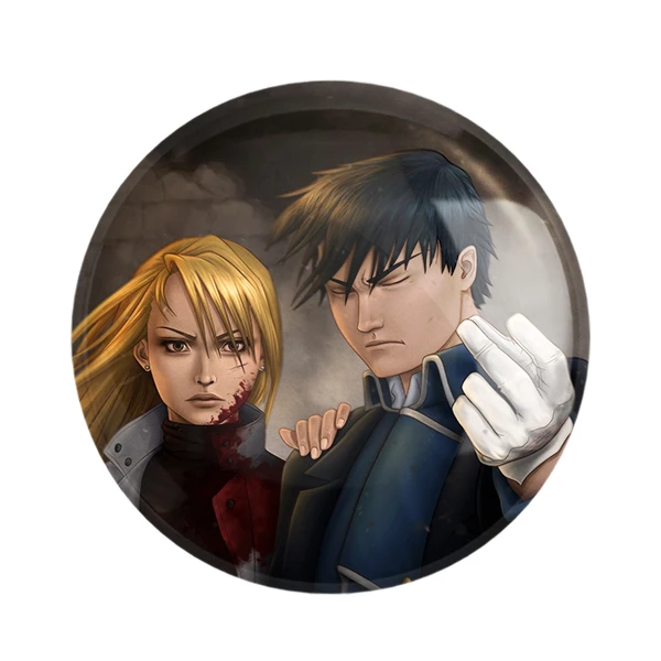 مگنت خندالو طرح موستانگ و ریزه انیمه کیمیاگر تمام فلزی Fullmetal Alchemist کد 12670