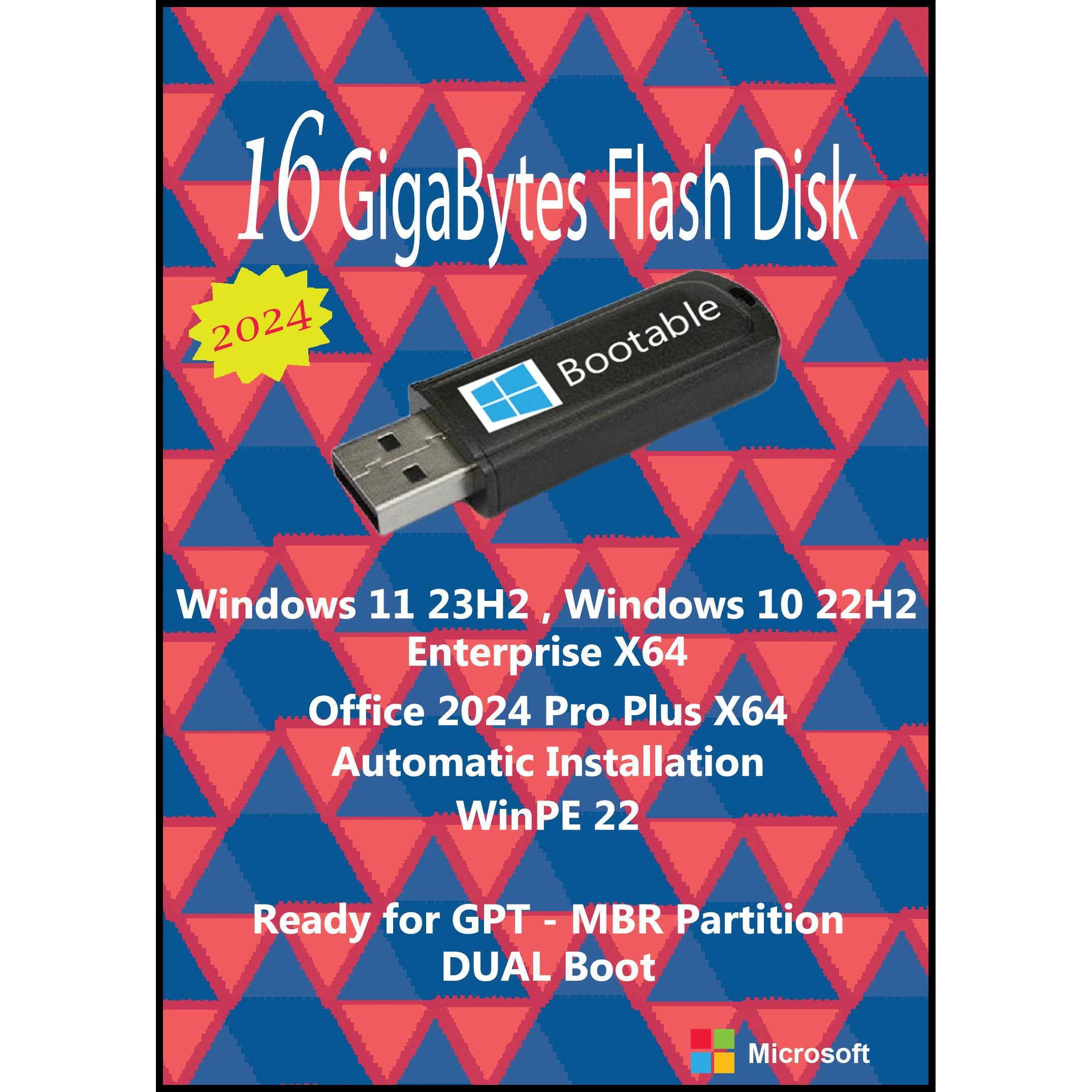 سیستم عامل Windows 11 23H2 - 10 22H2 Enterprise X64 - Office 2024 نشر مایکروسافت