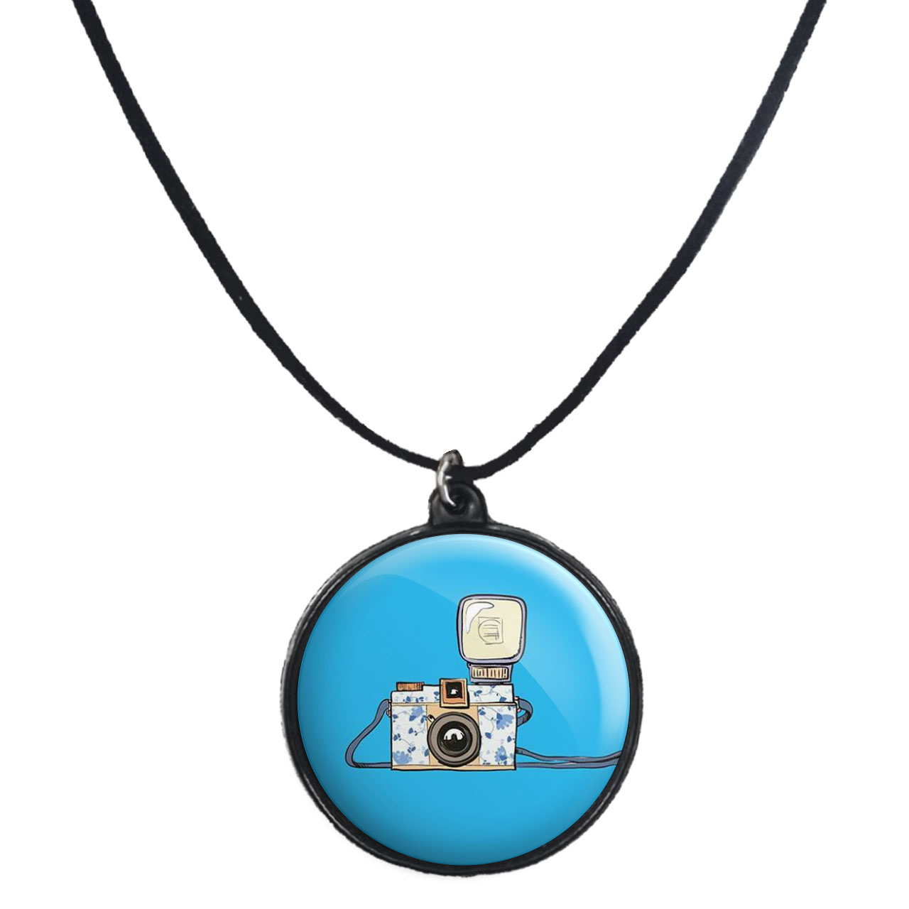 گردنبند پرمانه طرح عکاس کد pmb.5179 مدل دو طرفه