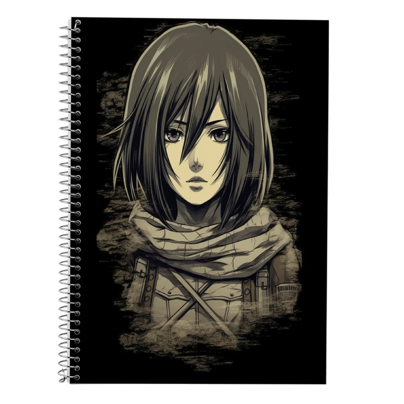 دفتر زبان 50 برگ مدوپد مدل سه خط طرح Attack on Titan کد DF10440